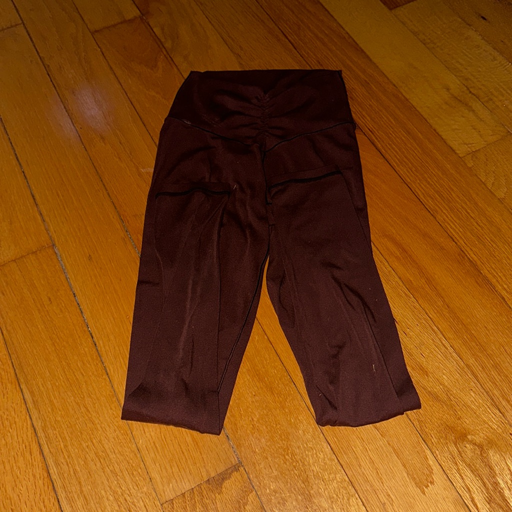 Aerie High-Waist Leggings In Deep Burgundy